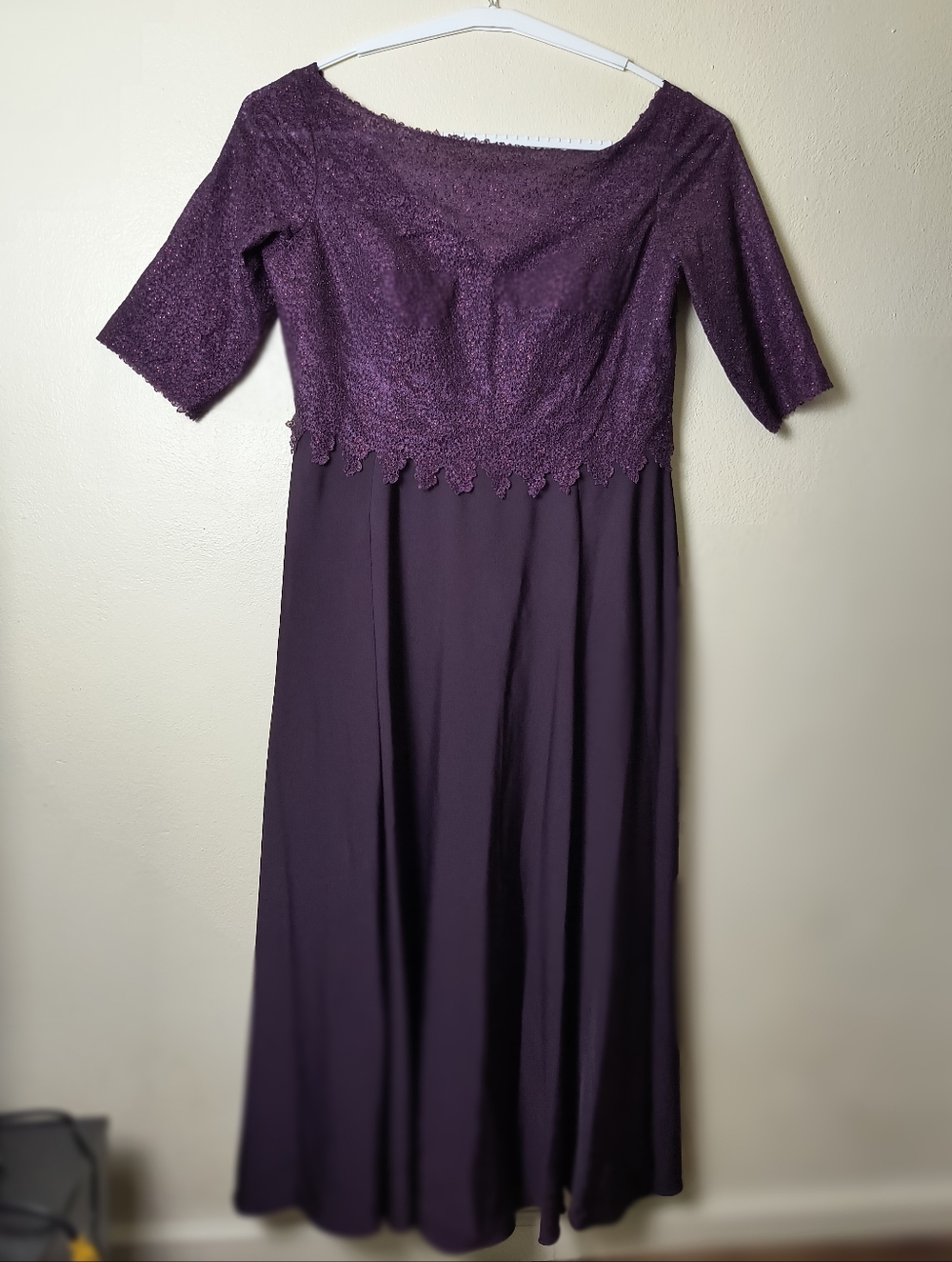 Alyce Paris 24 3X Aubergine Mother Of The Bride Cocktail Prom Party